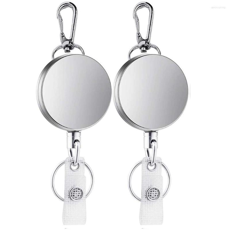 Jewelry Pouches 2Pcs Retractable Pull Key Ring ID Badge Lanyard Name Tag Card Holder Reel Belt Clip
Jewelry Pouches 2Pcs Retractable Pull Key Ring ID Badge Lanyard Name Tag Card Holder Reel Belt Clip