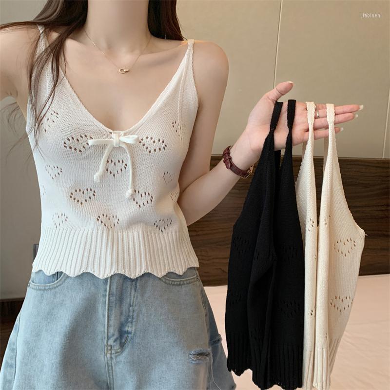 Women's Tanks Crop Top Women Knitted Bow Hollow Out Tank 2023 Summer Womens Clothing Casual Vest Sleeveless Cami Ladies Tops Knit Camisole, White
Women's Tanks Crop Top Women Knitted Bow Hollow Out Tank 2023 Summer Womens Clothing Casual Vest Sleeveless Cami Ladies Tops Knit Camisole, White