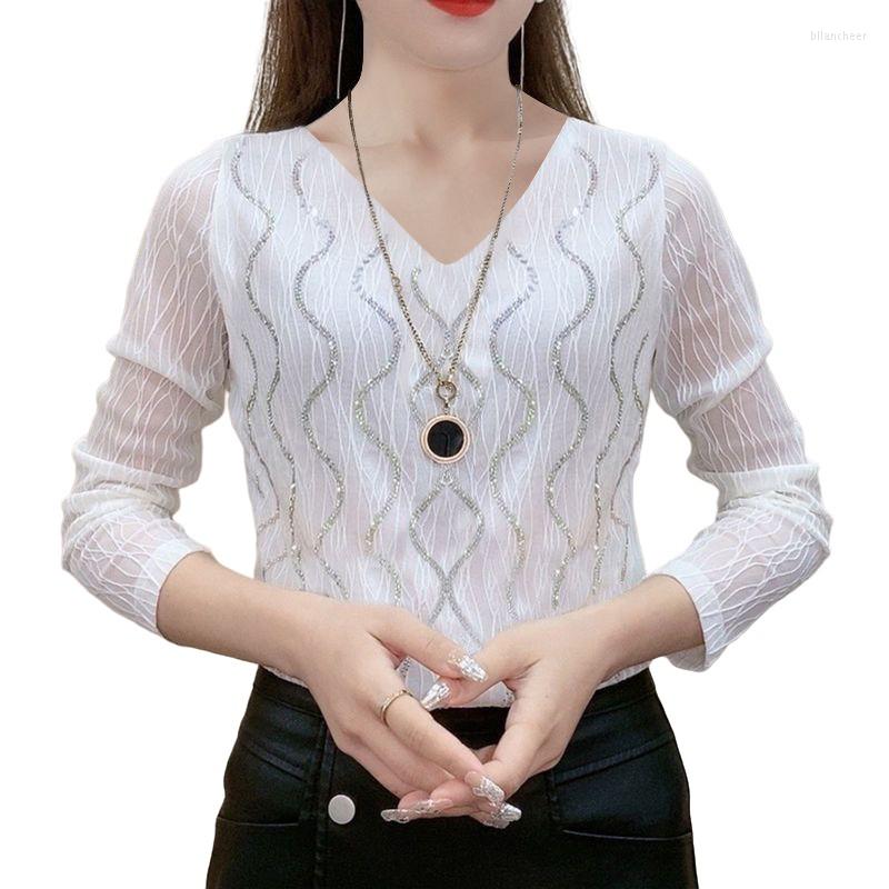 Women's Blouses 5XL 2023 Women Summer Spring Loose Thin Lady Fashion Casual Long Sleeve V-Neck Sexy Lace Clothing Tops& Tees WY0871, Green
Women's Blouses 5XL 2023 Women Summer Spring Loose Thin Lady Fashion Casual Long Sleeve V-Neck Sexy Lace Clothing Tops& Tees WY0871, Green