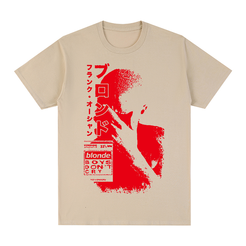 Men's T Shirts Frank Blond Kaus Hip Hop Rapper Harajuku Streetwear Vintage Katun Pria Baru Atasan Wanita 230509, Beige
Men's T Shirts Frank Blond Kaus Hip Hop Rapper Harajuku Streetwear Vintage Katun Pria Baru Atasan Wanita 230509, Beige
