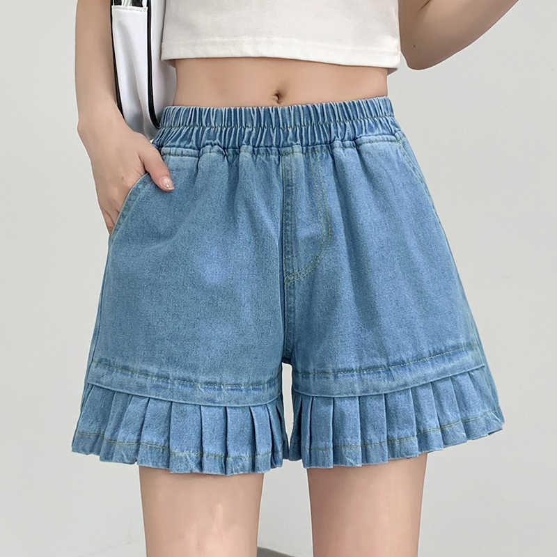 Women's Shorts SURMIITRO M-5XL Plus Size Denim Shorts Women 2023 Summer Korean Fashion Casual All Match High Waist Short Pants Jeans Female AA230508, Light blue
Women's Shorts SURMIITRO M-5XL Plus Size Denim Shorts Women 2023 Summer Korean Fashion Casual All Match High Waist Short Pants Jeans Female AA230508, Light blue