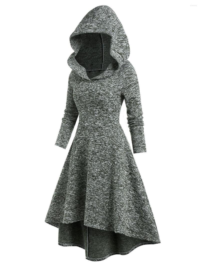 Casual Dresses Fashion Hooded Heathered High Low Knitted Midi Dress Asymmetrical Long Sleeves Robe Women Jurken For Fall Spring, Light green
Casual Dresses Fashion Hooded Heathered High Low Knitted Midi Dress Asymmetrical Long Sleeves Robe Women Jurken For Fall Spring, Light green