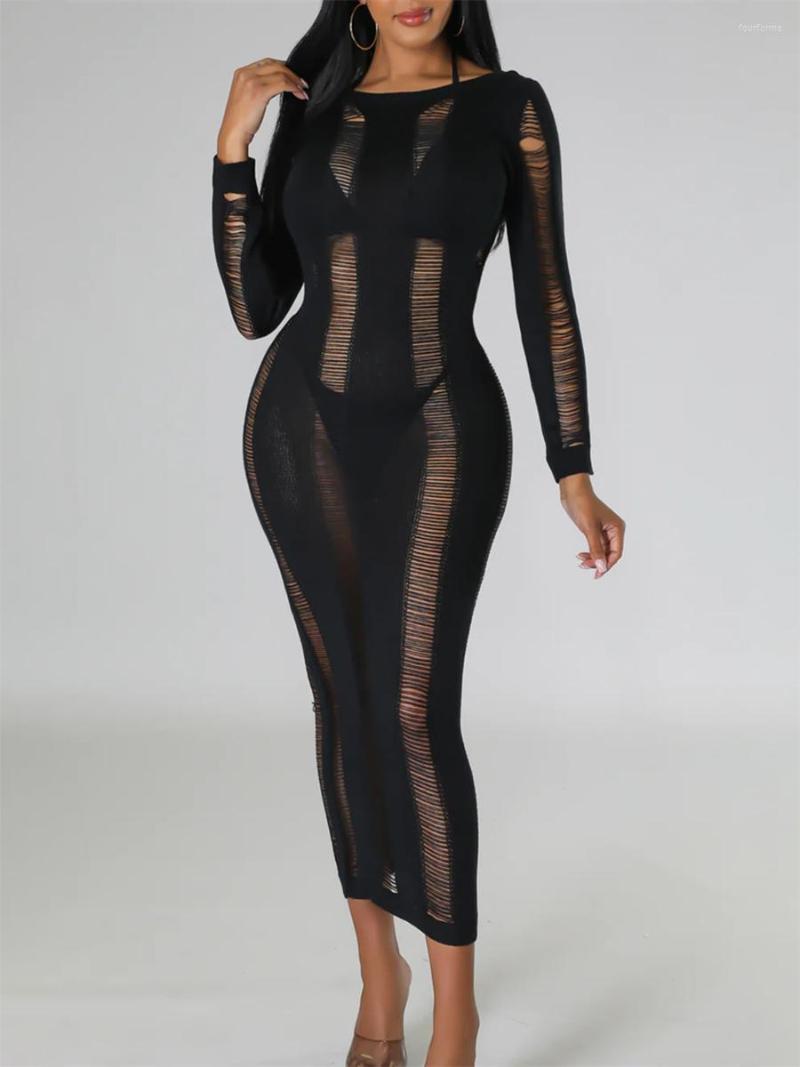 Women's Swimwear Women Sexy See Through Solid Crochet Knit Beach Long Fitted Full Sleeve O-neck Hollow Hip-wrap Summer Cover Ups, Black
Women's Swimwear Women Sexy See Through Solid Crochet Knit Beach Long Fitted Full Sleeve O-neck Hollow Hip-wrap Summer Cover Ups, Black