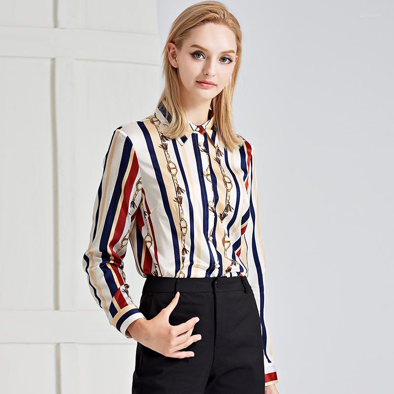 Women's Blouses Women Natural Silk Shirts Knitted Full Sleeve OL Female Comfortable Breathable Turn-down S9006726, As picture1
Women's Blouses Women Natural Silk Shirts Knitted Full Sleeve OL Female Comfortable Breathable Turn-down S9006726, As picture1
