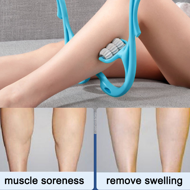 Massaging Neck Pillowws Massager Plastic Pressure Point Therapy Relieve HandWaistLegs Roller for Shoulder Trigger 230508