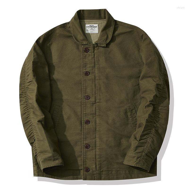 Men' Jackets Men' Cargo Jacket Shawl Collar Military Biker Motorcycle Coat Spring Winter Outdoor Clothes Retro Outwear Trend Products, Army green
Men' Jackets Men' Cargo Jacket Shawl Collar Military Biker Motorcycle Coat Spring Winter Outdoor Clothes Retro Outwear Trend Products, Army green