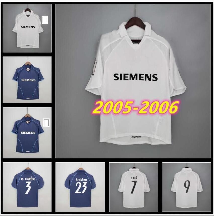 2005 2006 REAL MadridS Retro soccer jerseys vintage football shirt classic Camiseta de futbol 05 06 top quality R.CARLOS BECKHAM RAUL Robinho Zidane Guti Cicinho S-2XL, 22/23
2005 2006 REAL MadridS Retro soccer jerseys vintage football shirt classic Camiseta de futbol 05 06 top quality R.CARLOS BECKHAM RAUL Robinho Zidane Guti Cicinho S-2XL, 22/23