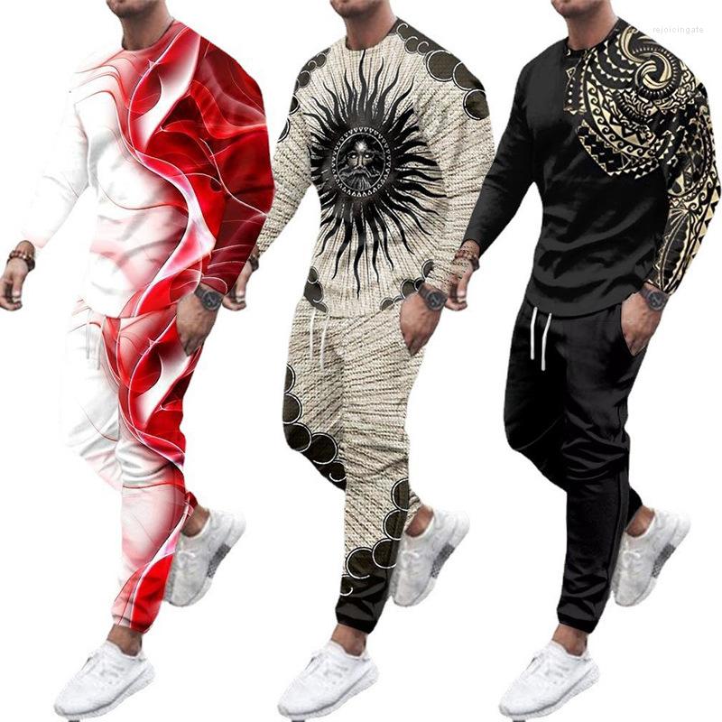 Men's Tracksuits Men's Clothing Sets Fashion Must-Have Activewear 3D Printed Long Sleeve T-Shirts Pullovers Casual Sweatpants Set
Men's Tracksuits Men's Clothing Sets Fashion Must-Have Activewear 3D Printed Long Sleeve T-Shirts Pullovers Casual Sweatpants Set
