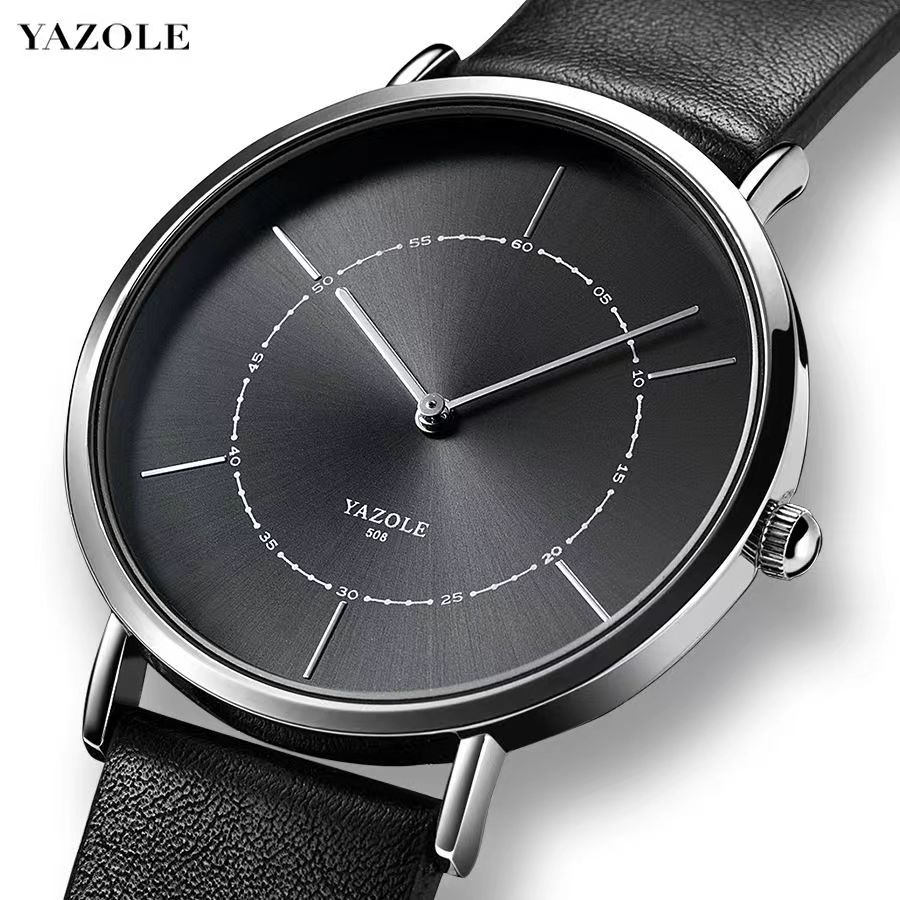 YAZOLE508 simple two-pin watch men's fashion foreign trade quartz watch new handsome watch
YAZOLE508 simple two-pin watch men's fashion foreign trade quartz watch new handsome watch