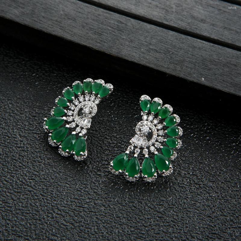 Stud Earrings Luxury Semi-sector Top Quality Cubic Zirconia Earring Arrival Jewelry For Women Wedding Girl Party E9035
Stud Earrings Luxury Semi-sector Top Quality Cubic Zirconia Earring Arrival Jewelry For Women Wedding Girl Party E9035