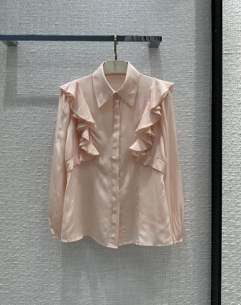 Women' T Shirts 23 Early Spring Product Shirt French Silk Double Layer Lotus Lace Lantern Cuff Design Heart At A Glance, Pink
Women' T Shirts 23 Early Spring Product Shirt French Silk Double Layer Lotus Lace Lantern Cuff Design Heart At A Glance, Pink