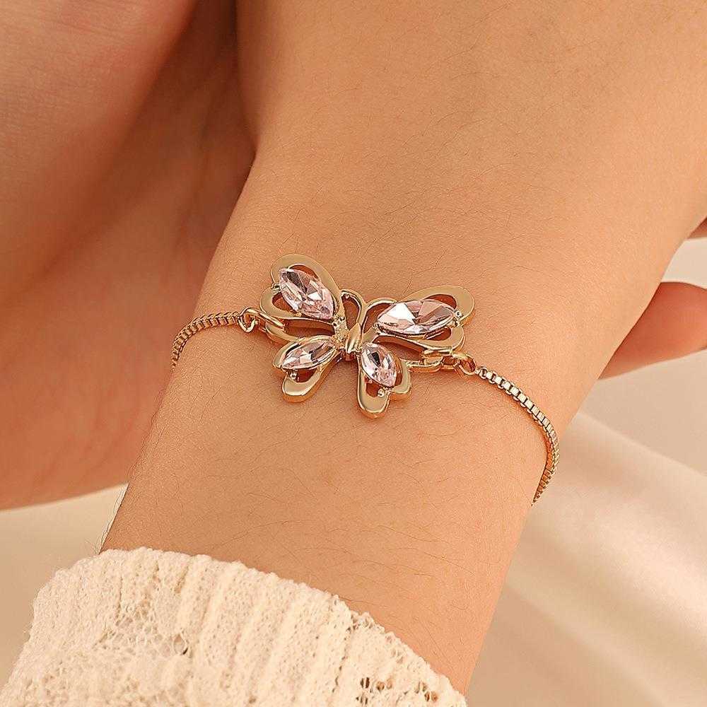 Pink Zircon Butterfly Bracelet Ins Trendy Simple Temperamental Minority Design Pull Out Womens Wholesale
Pink Zircon Butterfly Bracelet Ins Trendy Simple Temperamental Minority Design Pull Out Womens Wholesale