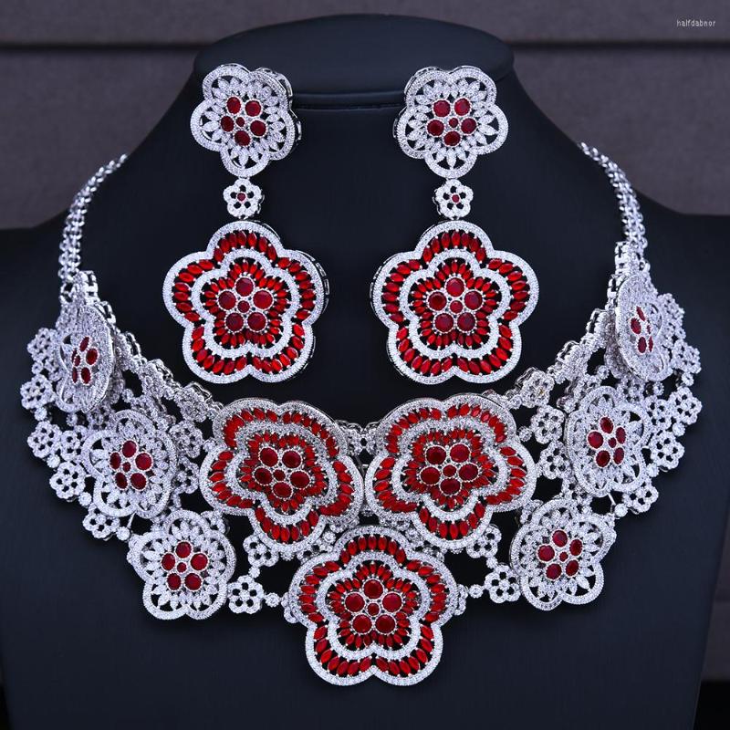 Necklace Earrings Set GODKI Luxury Noble Gorgeous Big Flowers Pendant Dangle Jewelry For Women Bridal Wedding, Picture shown
Necklace Earrings Set GODKI Luxury Noble Gorgeous Big Flowers Pendant Dangle Jewelry For Women Bridal Wedding, Picture shown