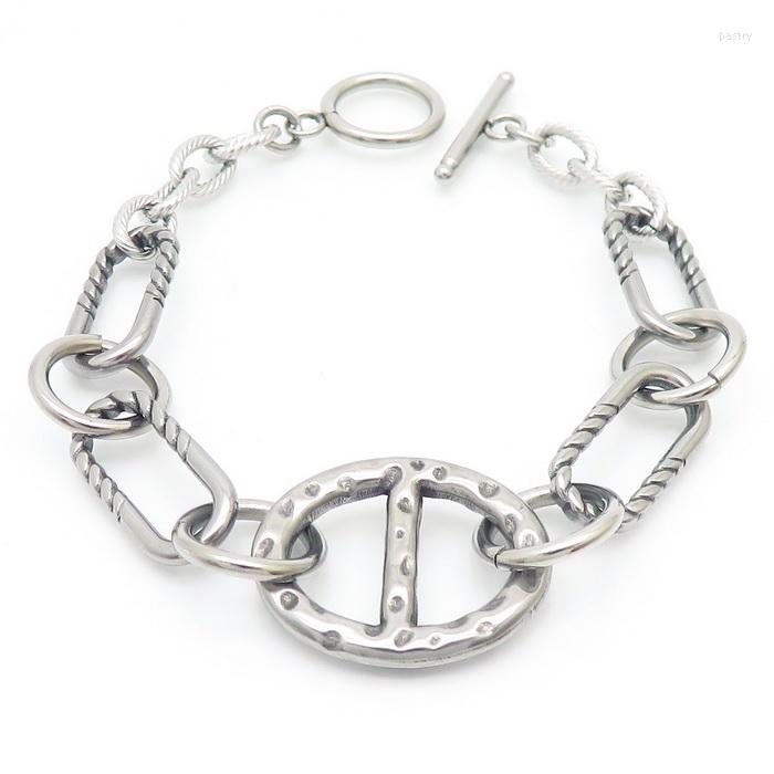 Charm Bracelets Fashion Women Men Retro Silver Color Gold Stainless Steel White Bead U Chain Letter Heart Bolt Bracelet Jewelry Gift
Charm Bracelets Fashion Women Men Retro Silver Color Gold Stainless Steel White Bead U Chain Letter Heart Bolt Bracelet Jewelry Gift