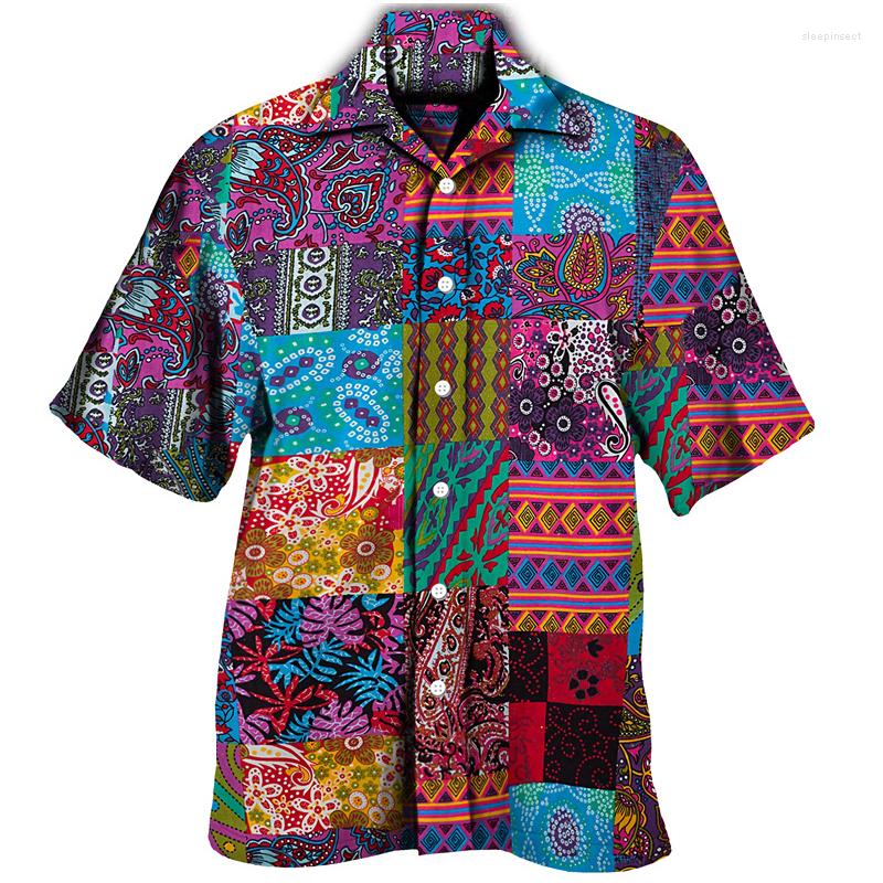 Men's Casual Shirts Colorful Men's Hawaiian Vintage Ethnic Print Turn-down Collar Short Sleeve Tops Brand Fashion Harajuku Streetwear, 25
Men's Casual Shirts Colorful Men's Hawaiian Vintage Ethnic Print Turn-down Collar Short Sleeve Tops Brand Fashion Harajuku Streetwear, 25