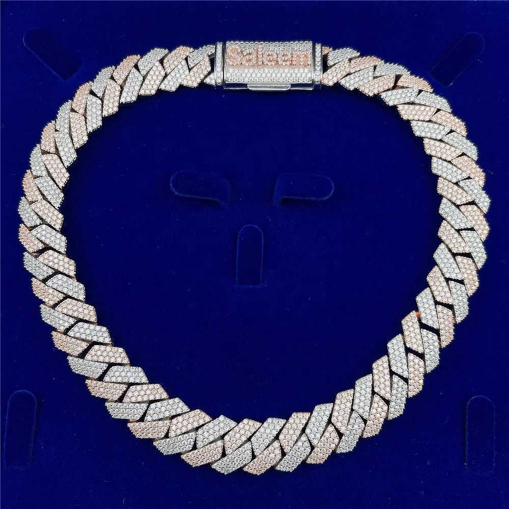 Fully Iced Out Jewelry 925 Sterling Silver Gold Plated Vvs Moissanite 15mm Cuban Link Chain Icy Cuban Chain Necklace
Fully Iced Out Jewelry 925 Sterling Silver Gold Plated Vvs Moissanite 15mm Cuban Link Chain Icy Cuban Chain Necklace