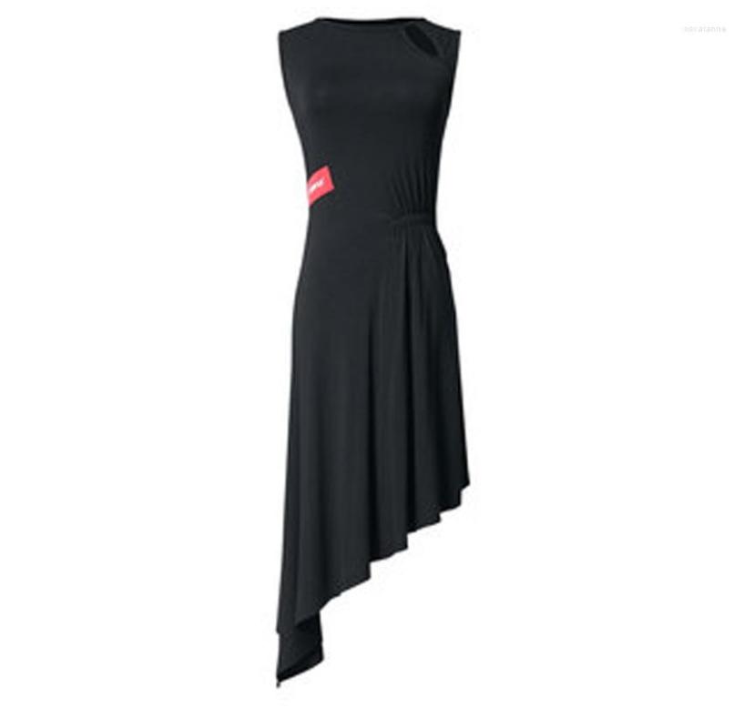 Stage Wear Latin Dance Dress Female Adult Summer Performance Costume Practice Clothes, Black
Stage Wear Latin Dance Dress Female Adult Summer Performance Costume Practice Clothes, Black