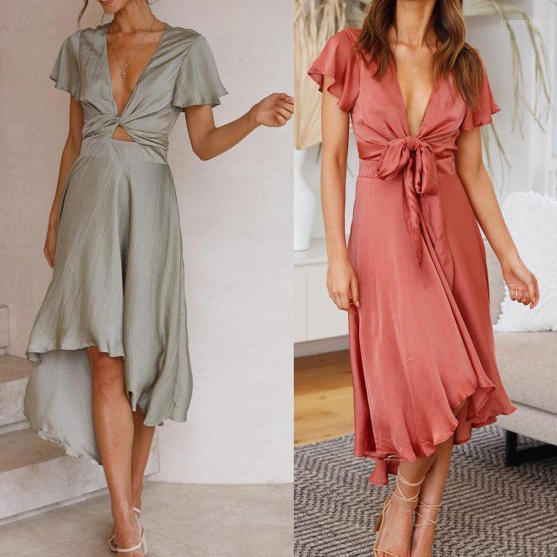 Casual Dresses Summer Sexy Women V-neck Irregular Dress 2023 Solid Color Short-sleeved Bodycon Boho Vestido Feminino, Orange
Casual Dresses Summer Sexy Women V-neck Irregular Dress 2023 Solid Color Short-sleeved Bodycon Boho Vestido Feminino, Orange
