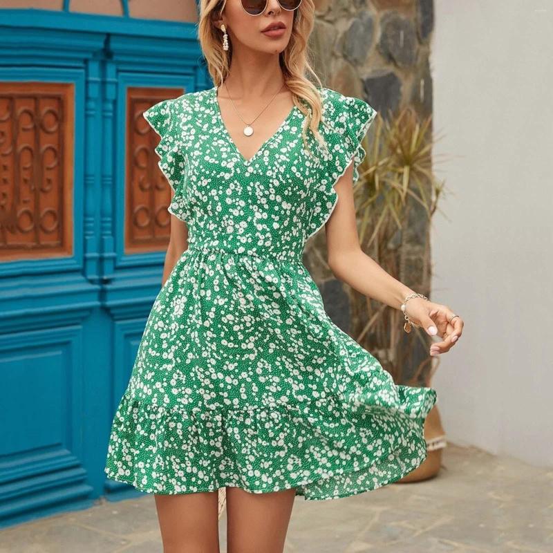 Casual Dresses Summer Women's Sleeveless Flower Dress V-neck All- Print Temperament, Red
Casual Dresses Summer Women's Sleeveless Flower Dress V-neck All- Print Temperament, Red