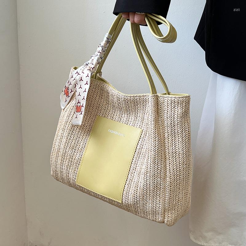 Evening Bags Summer Straw Bowknot Big Shoulder For Women Casual Large Capacity Shopper Bag Commuter Totes Beach 2023, Beige
Evening Bags Summer Straw Bowknot Big Shoulder For Women Casual Large Capacity Shopper Bag Commuter Totes Beach 2023, Beige