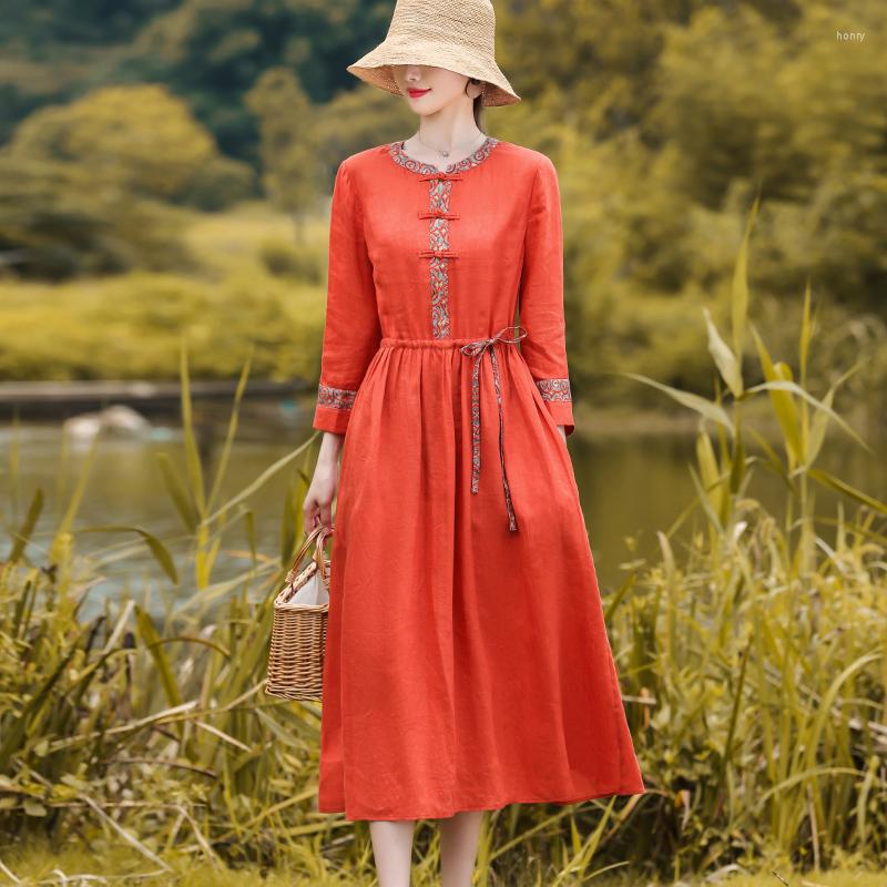 Casual Dresses Vintage Patchwork Cotton Linen Drawstring Spring Summer Mid-calf Dress Women Long Sleeve Elegant Ladies Clothing, Photo color
Casual Dresses Vintage Patchwork Cotton Linen Drawstring Spring Summer Mid-calf Dress Women Long Sleeve Elegant Ladies Clothing, Photo color