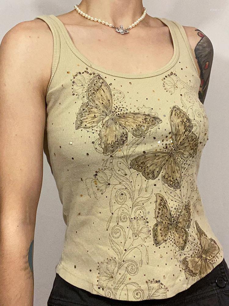Women' Tanks Y2K Butterfly Tank Tops Rhinestone Vintage Skin Knitted Mini Vest Women O Neck Sleeveless Cute Harajuku Sweats Chic
Women' Tanks Y2K Butterfly Tank Tops Rhinestone Vintage Skin Knitted Mini Vest Women O Neck Sleeveless Cute Harajuku Sweats Chic