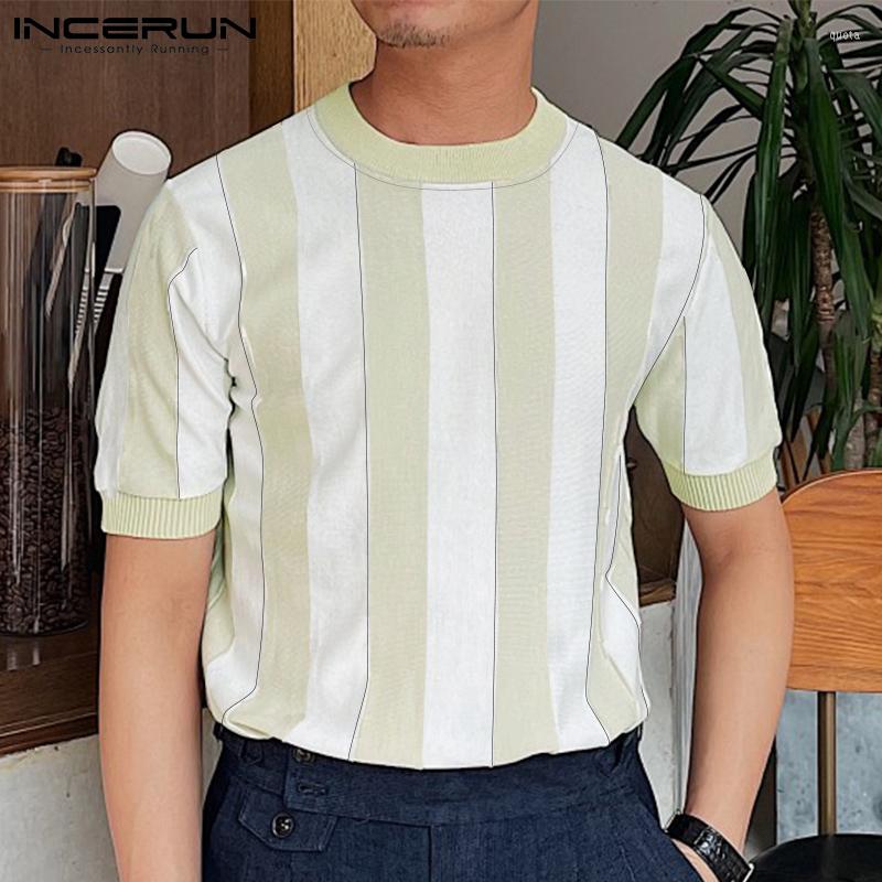 Men' T Shirts INCERUN 2023 Men Shirt Striped O-neck Short Sleeve Casual Clothing Summer Streetwear Breathable Leisure Camisetas -5XL, Black
Men' T Shirts INCERUN 2023 Men Shirt Striped O-neck Short Sleeve Casual Clothing Summer Streetwear Breathable Leisure Camisetas -5XL, Black