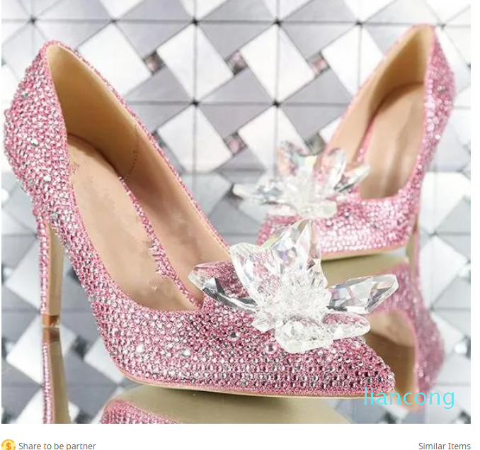 Top Grade dress Shoes Bridal Rhinestone Wedding Shoes With Flower Genuine Leather Big Small Size 33 34 To 40 41, New edtion flower
Top Grade dress Shoes Bridal Rhinestone Wedding Shoes With Flower Genuine Leather Big Small Size 33 34 To 40 41, New edtion flower