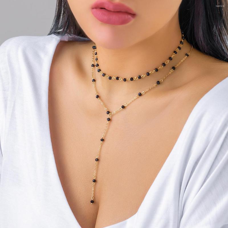 Pendant Necklaces Vintage Beaded Women's Necklace Fashion Multi-layer Alloy Acrylic Bead Wedding Party Jewelry Ornaments
Pendant Necklaces Vintage Beaded Women's Necklace Fashion Multi-layer Alloy Acrylic Bead Wedding Party Jewelry Ornaments