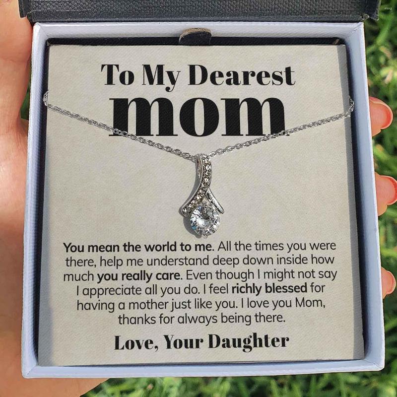 Pendant Necklaces To My Dearest Mom Gift 2023 Stainless Steel Moon Necklace For Fashion Women Happy Mother Day Birthday
Pendant Necklaces To My Dearest Mom Gift 2023 Stainless Steel Moon Necklace For Fashion Women Happy Mother Day Birthday