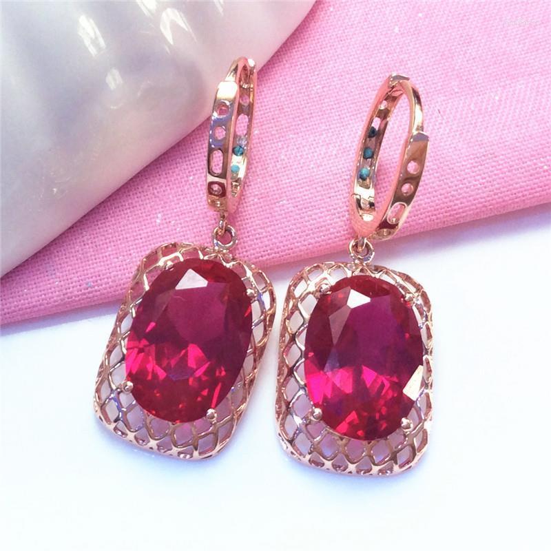 Dangle Earrings 14K Rose Gold Luxury Ruby For Women Elegant And Exquisite 585 Purple Ear Buckle Court Style Wedding Jewelry
Dangle Earrings 14K Rose Gold Luxury Ruby For Women Elegant And Exquisite 585 Purple Ear Buckle Court Style Wedding Jewelry