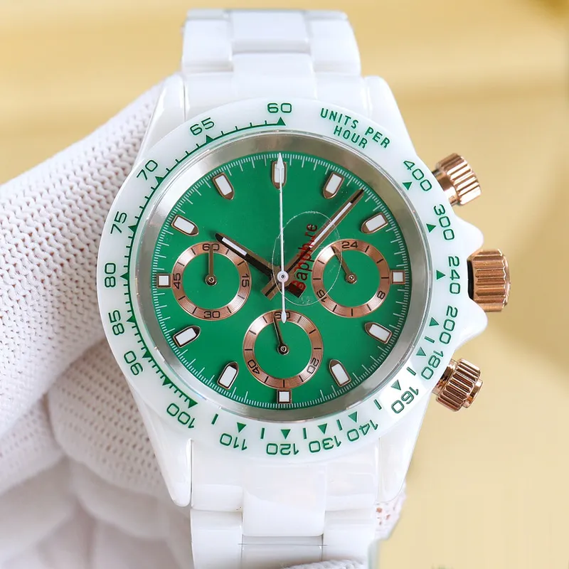 Ceramic Mens Watch VK63 Quartz Movement Wristatch 40mm Sapphire Designer Watches Waterproof Montre De Luxe, Color 2
Ceramic Mens Watch VK63 Quartz Movement Wristatch 40mm Sapphire Designer Watches Waterproof Montre De Luxe, Color 2