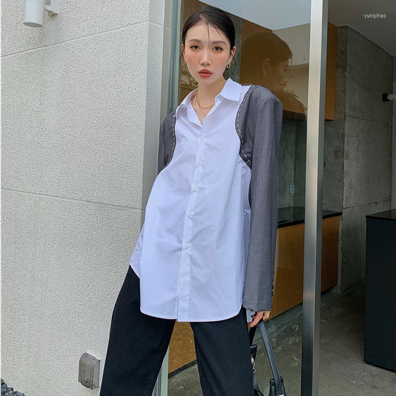 Women' Blouses Stylish Spring Shirts Women' Patchwork Blouse 2023 Casual Loose Long Sleeve Blusas Female Button Lapel Shirt Oversized
Women' Blouses Stylish Spring Shirts Women' Patchwork Blouse 2023 Casual Loose Long Sleeve Blusas Female Button Lapel Shirt Oversized