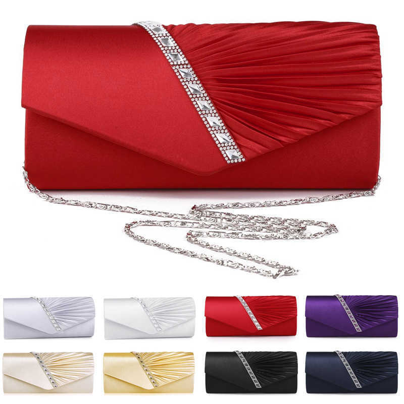 Evening Bags Folds Rhinestone Decor Chain Clutch for Women 2023 Red Party Clucth Envelope Bag Female Girl Luxury Shoulder Pouch 230427, Blue
Evening Bags Folds Rhinestone Decor Chain Clutch for Women 2023 Red Party Clucth Envelope Bag Female Girl Luxury Shoulder Pouch 230427, Blue