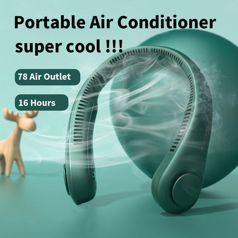 Conditioners JISULIFE Portable Neck Fan Electric Wireless FAN USB Rechargeable Mini ventilador cooling Bladeless Mute Neckband Fan for Sports
Conditioners JISULIFE Portable Neck Fan Electric Wireless FAN USB Rechargeable Mini ventilador cooling Bladeless Mute Neckband Fan for Sports