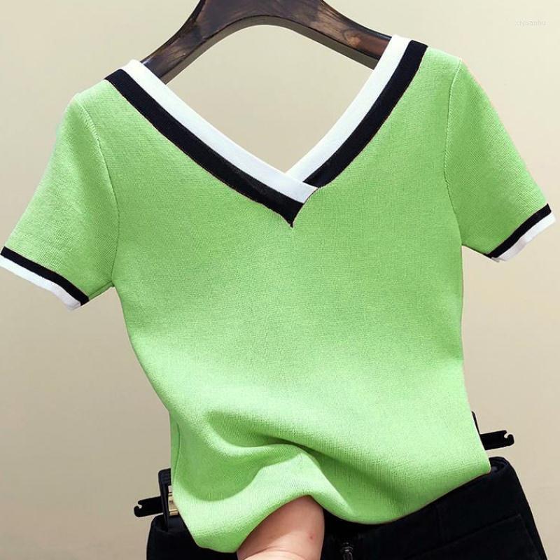 Women's Blouses Summer Hollow Out Short Sleeve Knitted Tops 2023 Thin V Neck Loose Pullovers Sweaters Women Jumpers Womens Clothing Sweter, Green
Women's Blouses Summer Hollow Out Short Sleeve Knitted Tops 2023 Thin V Neck Loose Pullovers Sweaters Women Jumpers Womens Clothing Sweter, Green