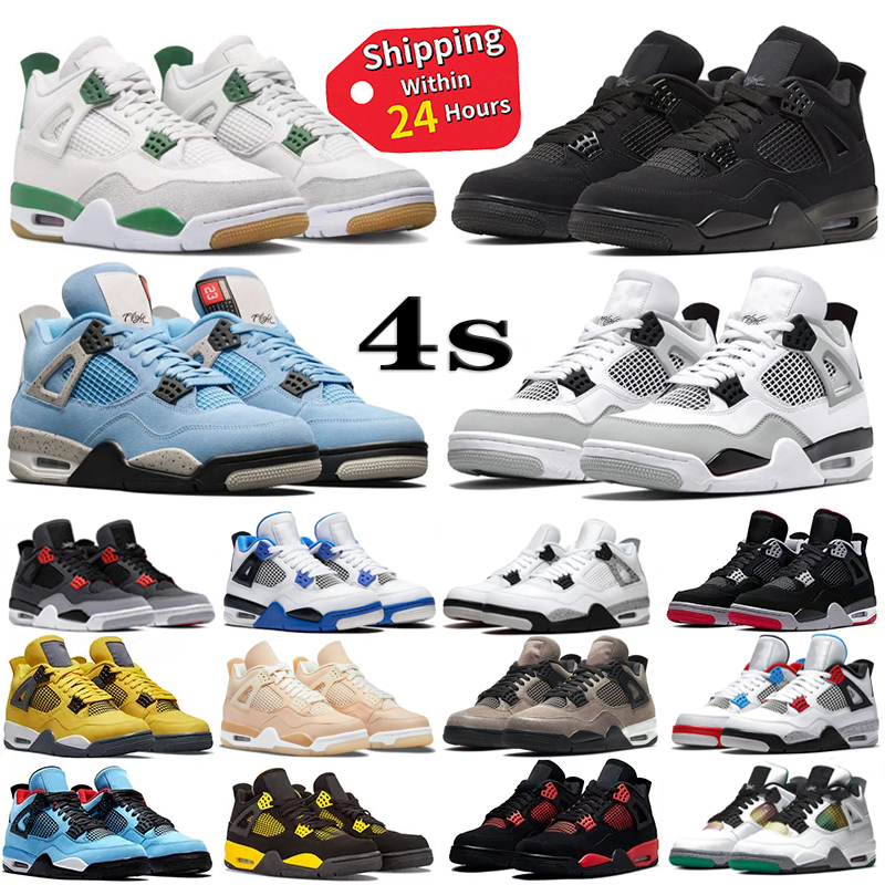 2023 4 Basketball Shoes For Men Women 4S Military Black Cat Sail Red Thunder White Oreo Cactus Jack University Blue Infrared Cool Grey Mens Sports Sneakers, Black red
2023 4 Basketball Shoes For Men Women 4S Military Black Cat Sail Red Thunder White Oreo Cactus Jack University Blue Infrared Cool Grey Mens Sports Sneakers, Black red