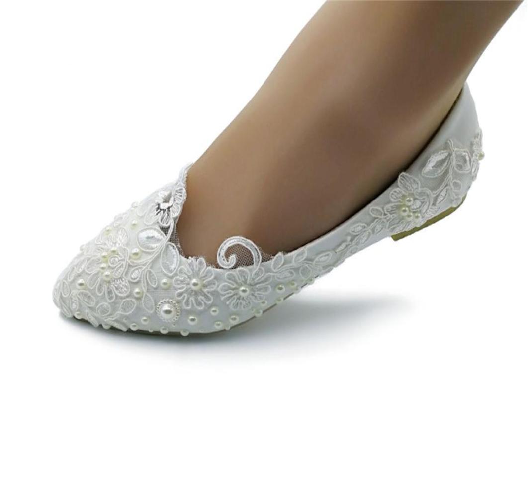 Handcrafted pearlRibbon Lace Flower Bridal Shoes Pointed Toe Wedding Party Dancing Shoes Beautiful Bridesmaid Shoes Women Flats si7672994, White
Handcrafted pearlRibbon Lace Flower Bridal Shoes Pointed Toe Wedding Party Dancing Shoes Beautiful Bridesmaid Shoes Women Flats si7672994, White
