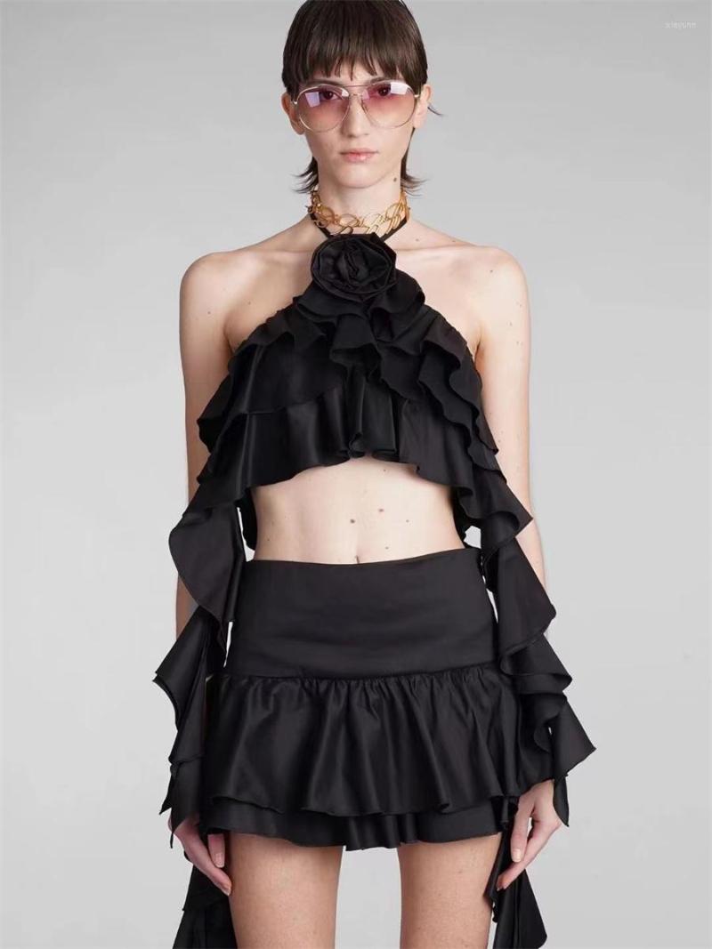 Skirts 2023 Summer Sponge Women's Half Skirt Low Waist Asymmetric Hem Fashion Ruffle Y2kclothes Girls Bra Mini, Black
Skirts 2023 Summer Sponge Women's Half Skirt Low Waist Asymmetric Hem Fashion Ruffle Y2kclothes Girls Bra Mini, Black