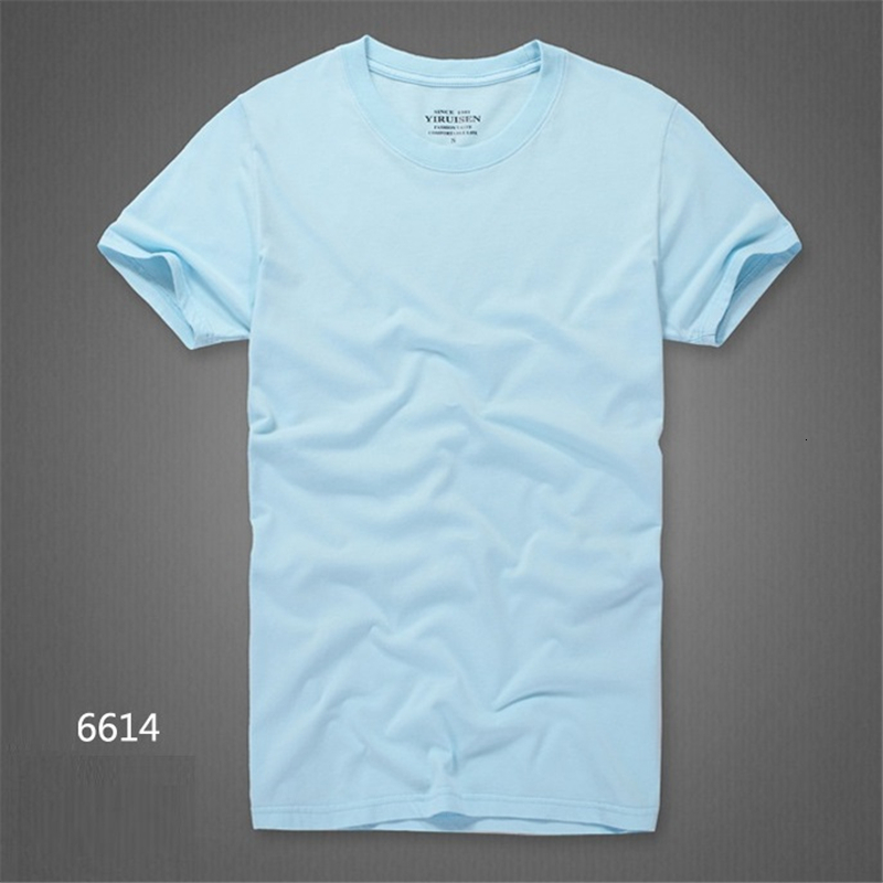 Men's T-Shirts T Shirt For Men 100% Cotton Casual T-shirts solid color short Sleeve Soft tops Anti-Shrink and Anti-fade 230509
