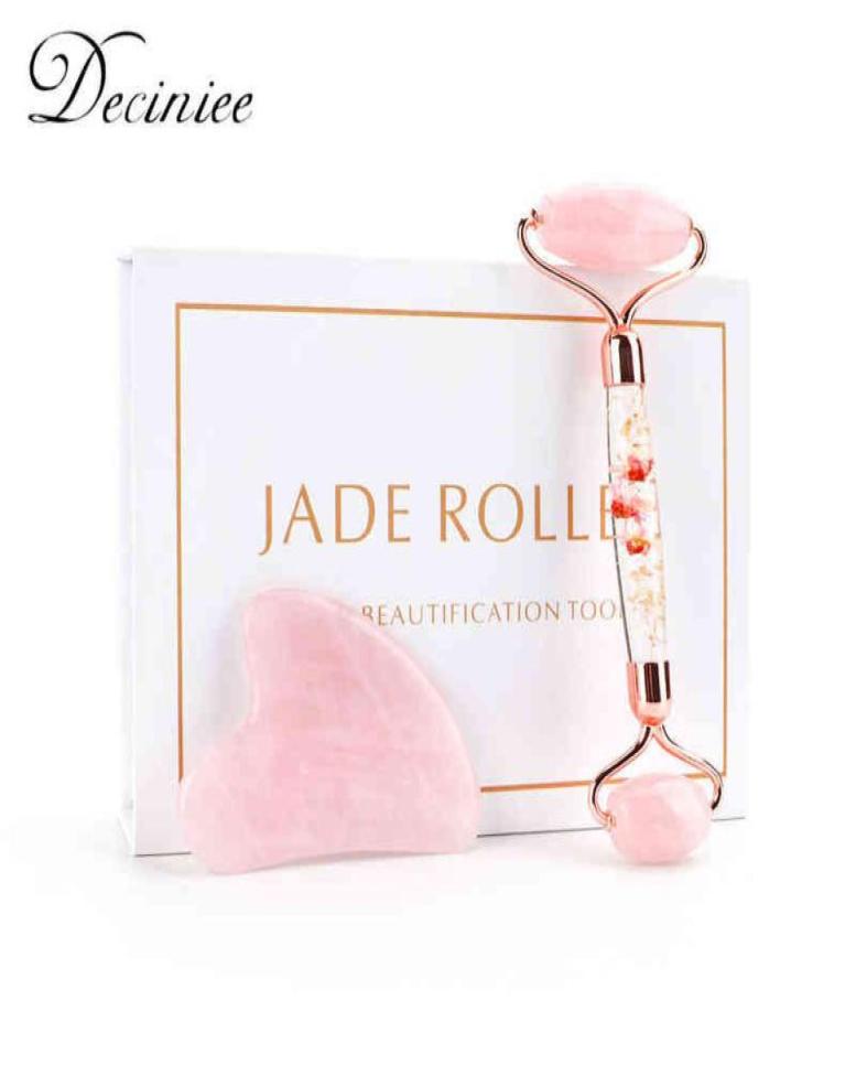 Natural Jade Roller Stone Gua Sha Set Rose Quartz Board Face Massager Facial Anti Aging Massage for Back Body Neck2204299356483
Natural Jade Roller Stone Gua Sha Set Rose Quartz Board Face Massager Facial Anti Aging Massage for Back Body Neck2204299356483