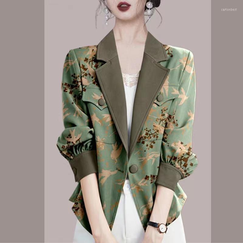 Women' Suits Spring Shirt Women' Design Sense Small Market 2023 French Top Women Blazers And Jackets Coat, Green
Women' Suits Spring Shirt Women' Design Sense Small Market 2023 French Top Women Blazers And Jackets Coat, Green