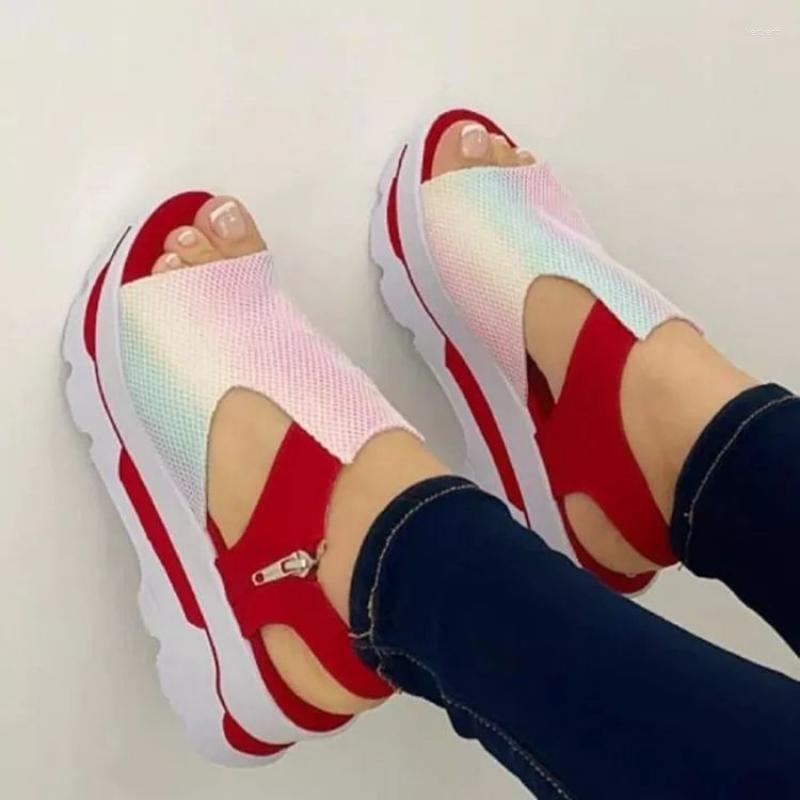 Sandals 2023 Summer Casual Open Toe Shoes Women's Wedge Platform Comfortable Plus Size Zipper Beach For Women, Black
Sandals 2023 Summer Casual Open Toe Shoes Women's Wedge Platform Comfortable Plus Size Zipper Beach For Women, Black