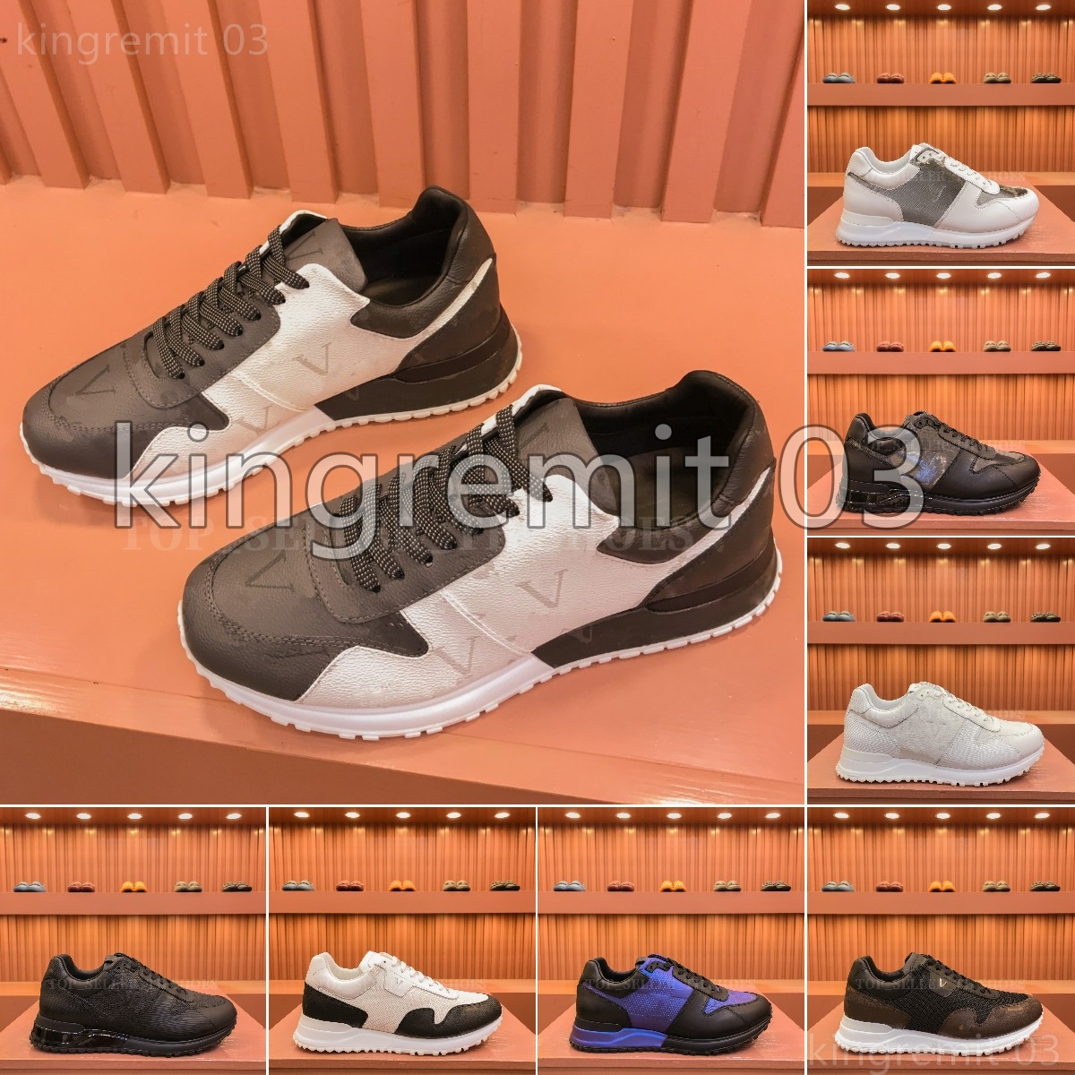 Designer RUN AWAY Sneakers Mens Casual Shoes Calf Leather Shoes Women Sneaker Mesh Color Trainers Retro Splicing Fashion Shoe SquareTrainer With Box, 16 women size
Designer RUN AWAY Sneakers Mens Casual Shoes Calf Leather Shoes Women Sneaker Mesh Color Trainers Retro Splicing Fashion Shoe SquareTrainer With Box, 16 women size