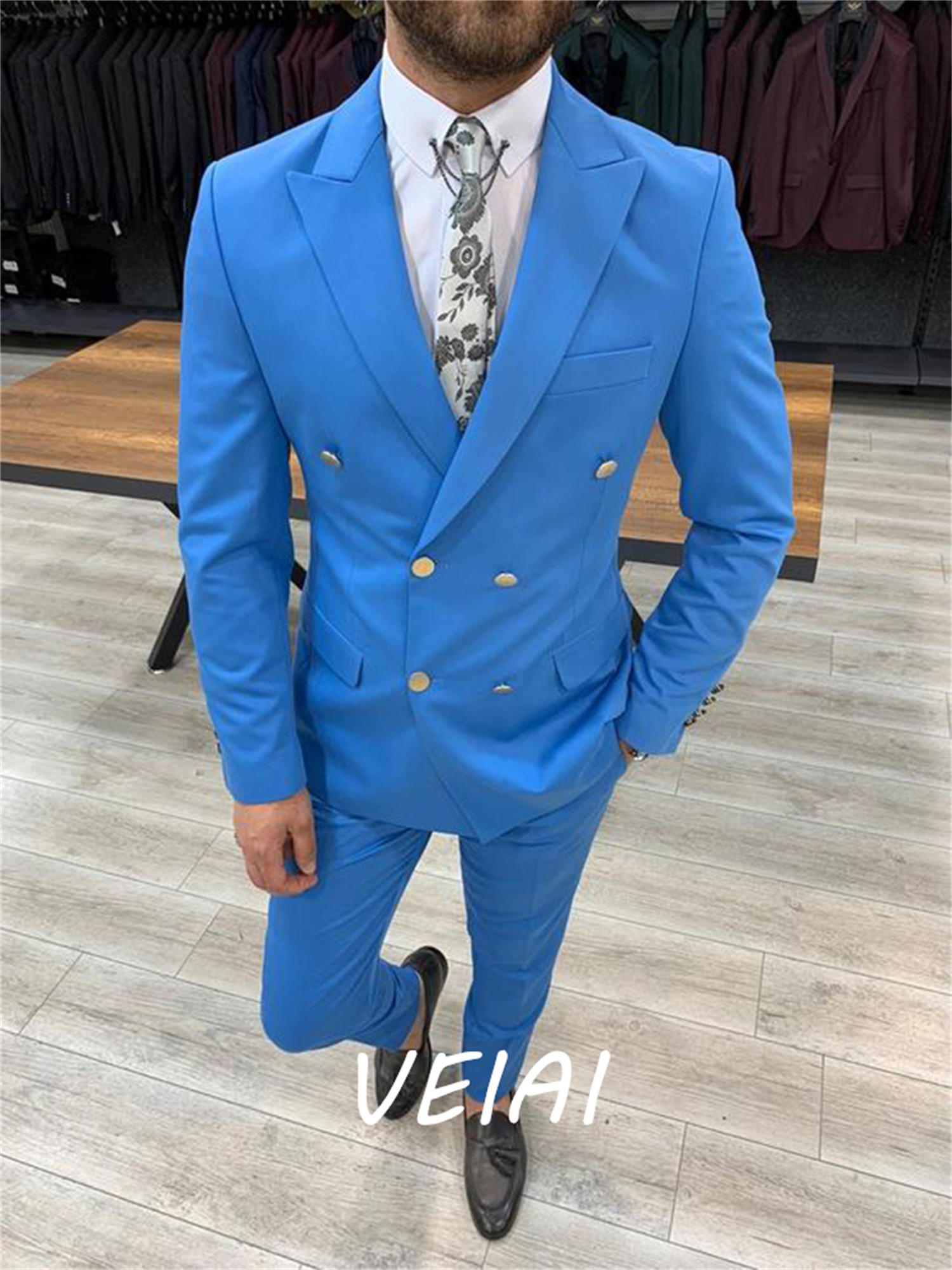 Men's Suits Blazers Style Men's Business Suits Double Breasted Bridegroom Formal Party Men Suits 2 PiecesJacketPant traje de novio 230509, Picture style4
Men's Suits Blazers Style Men's Business Suits Double Breasted Bridegroom Formal Party Men Suits 2 PiecesJacketPant traje de novio 230509, Picture style4