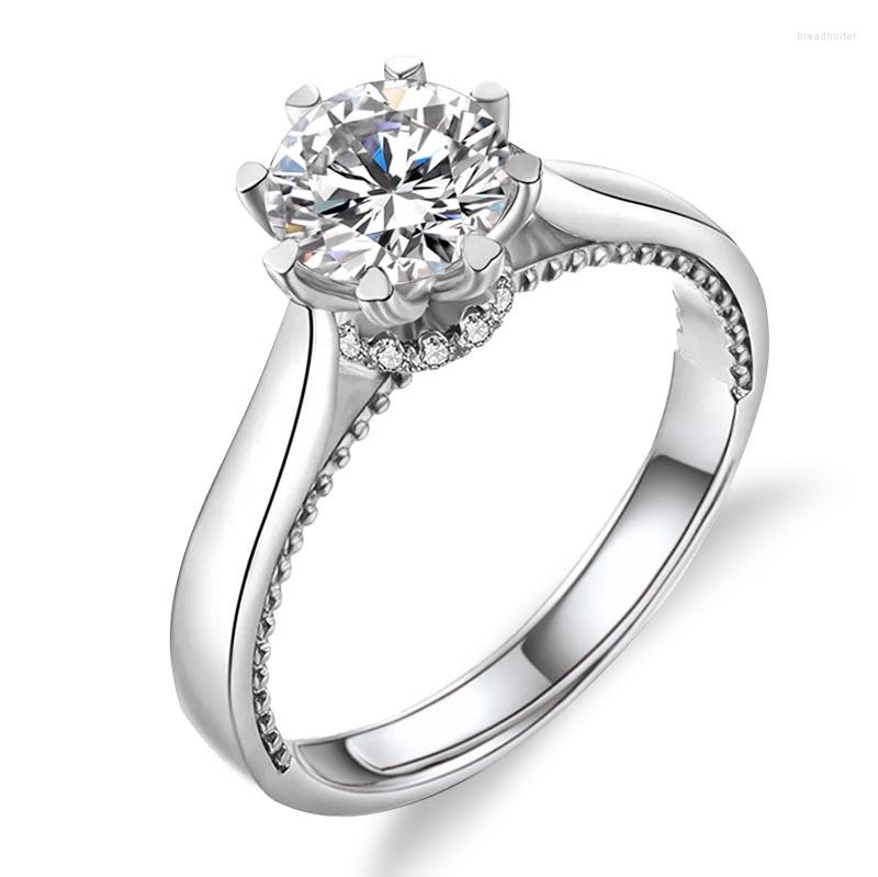 Cluster Rings Luxury Princess Crown 8 Prongs 925 Sterling Silver 1ct 6.5mm Moissanite Diamond Women Wedding For Jewelry
Cluster Rings Luxury Princess Crown 8 Prongs 925 Sterling Silver 1ct 6.5mm Moissanite Diamond Women Wedding For Jewelry