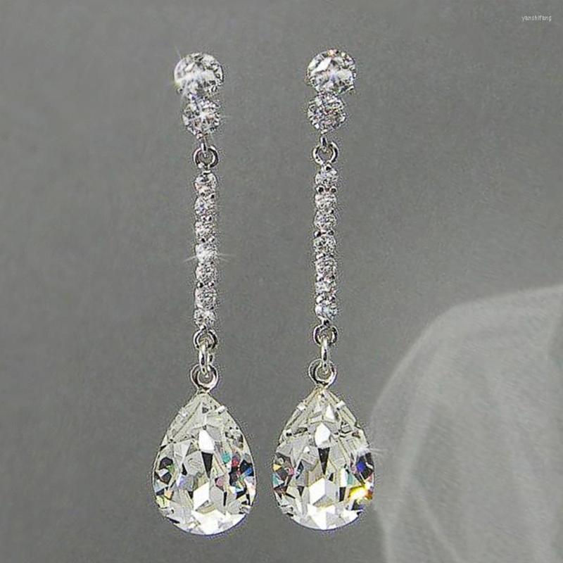 Dangle Earrings Drop Shaped Long Tassels For Women Zircon Crystal Jewelry Anniversary Gifts Accessories
Dangle Earrings Drop Shaped Long Tassels For Women Zircon Crystal Jewelry Anniversary Gifts Accessories