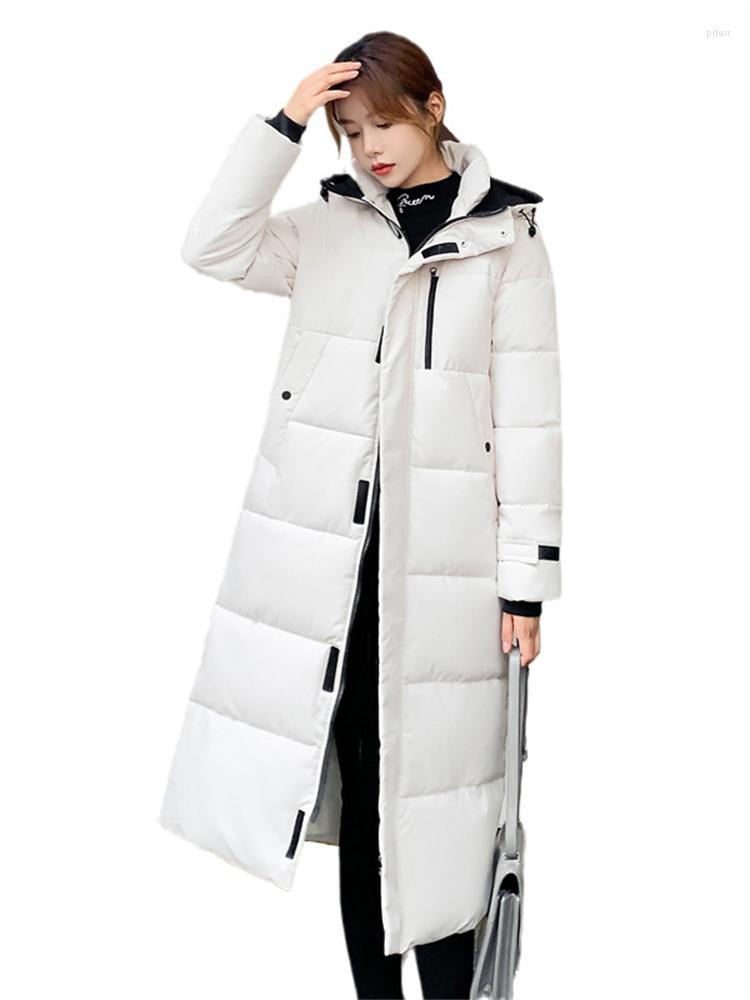 Women' Trench Coats White Down Cotton Coat Women 2023 Autumn Winter Fashion Korean Black Loose Zipper Pocket Hooded Thick Warmth Parkas
Women' Trench Coats White Down Cotton Coat Women 2023 Autumn Winter Fashion Korean Black Loose Zipper Pocket Hooded Thick Warmth Parkas