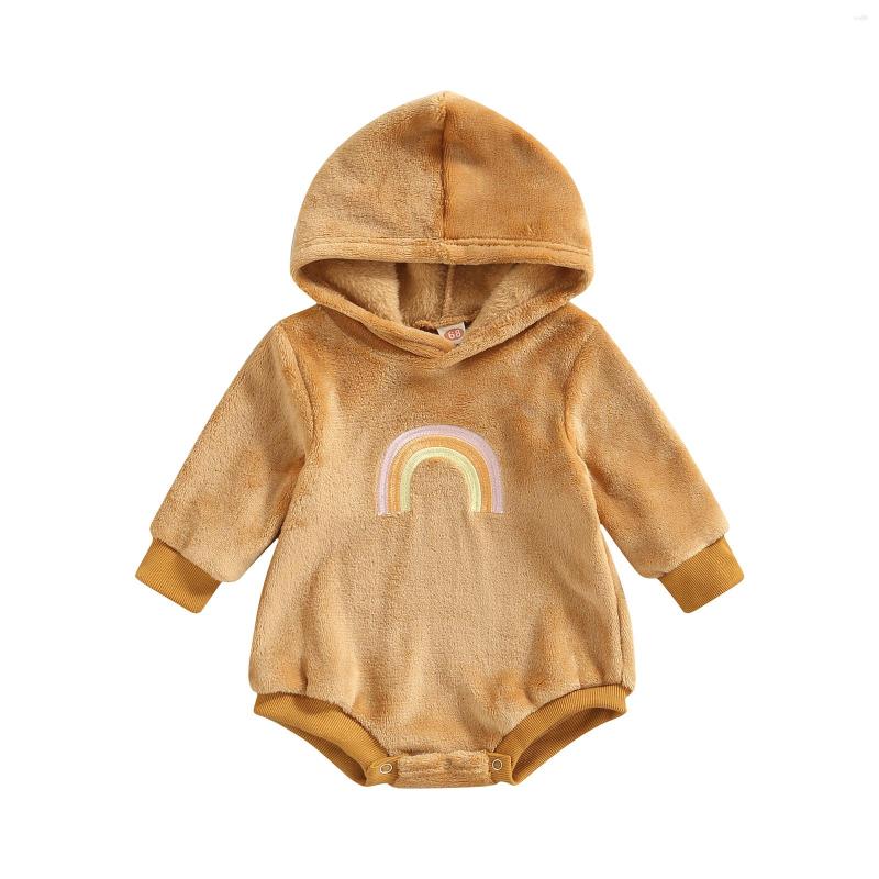 Rompers Infant Baby Girls Boys Winter Warm Fleece Romper Long Sleeve Round Neck Rainbow Print Casual Playsuit, Picture shown
Rompers Infant Baby Girls Boys Winter Warm Fleece Romper Long Sleeve Round Neck Rainbow Print Casual Playsuit, Picture shown