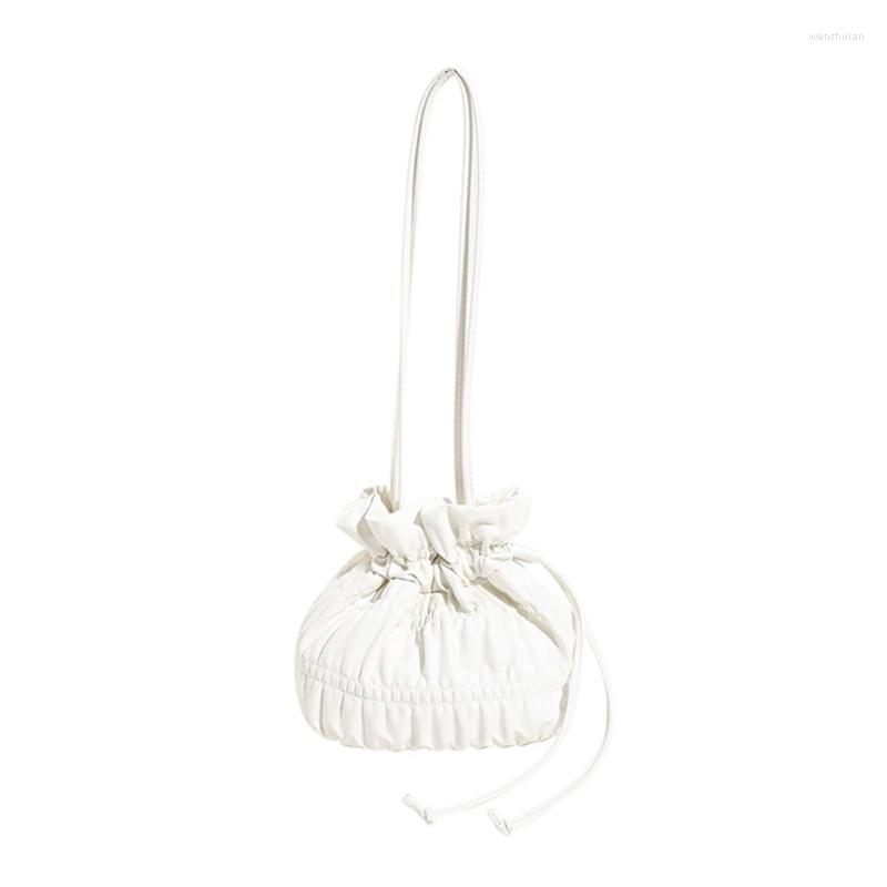 Evening Bags Women Pleated Bucket Ladies Simple Shoulder Bag Cute Handbags And Purses Korean Style Crossbody For Summer 517D, Pink
Evening Bags Women Pleated Bucket Ladies Simple Shoulder Bag Cute Handbags And Purses Korean Style Crossbody For Summer 517D, Pink